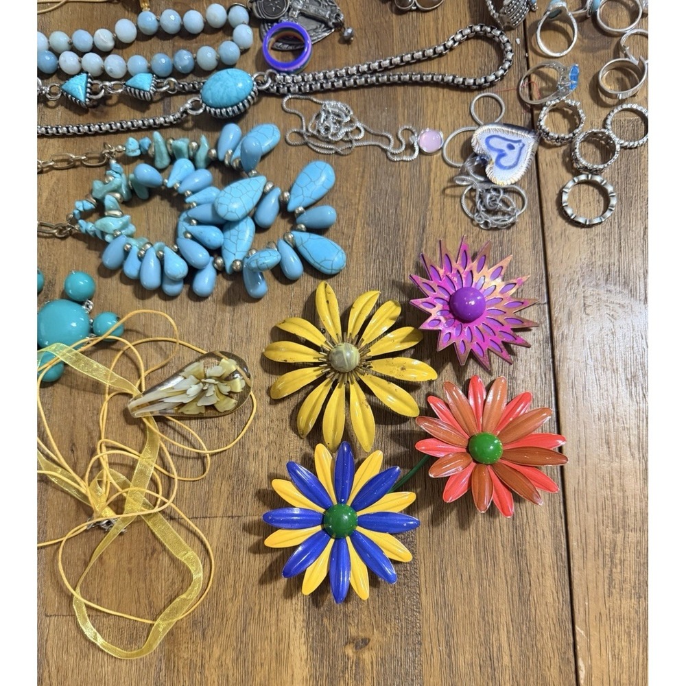 3‎ LBS Jewelry Vintage Modern 93 Pieces Necklace Earrings Bracelet - Picture 5 of 16